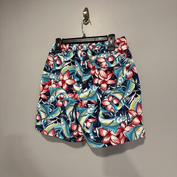 Vineyard Vines Men's Swim Trunks Shorts Board Shorts Fish Floral Print Size S - Picture 7 of 7